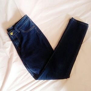 Dark blue jeans